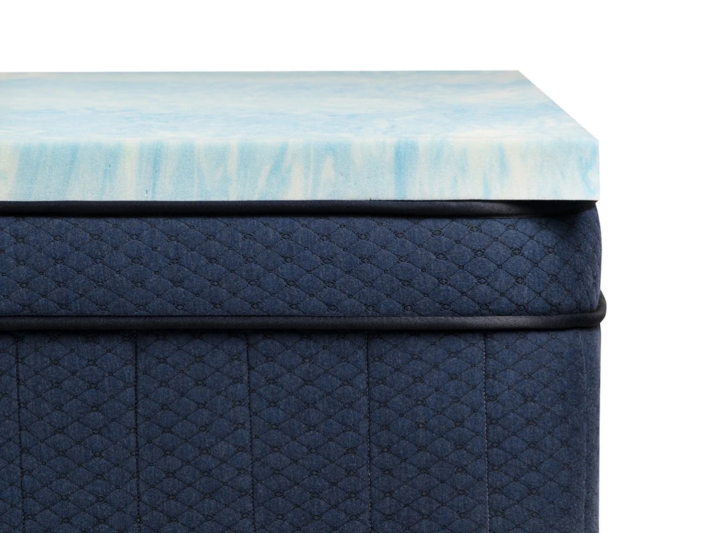 2.5-lb. Gel Swirl Memory Foam Topper