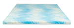 2.5-lb. Gel Swirl Memory Foam Topper